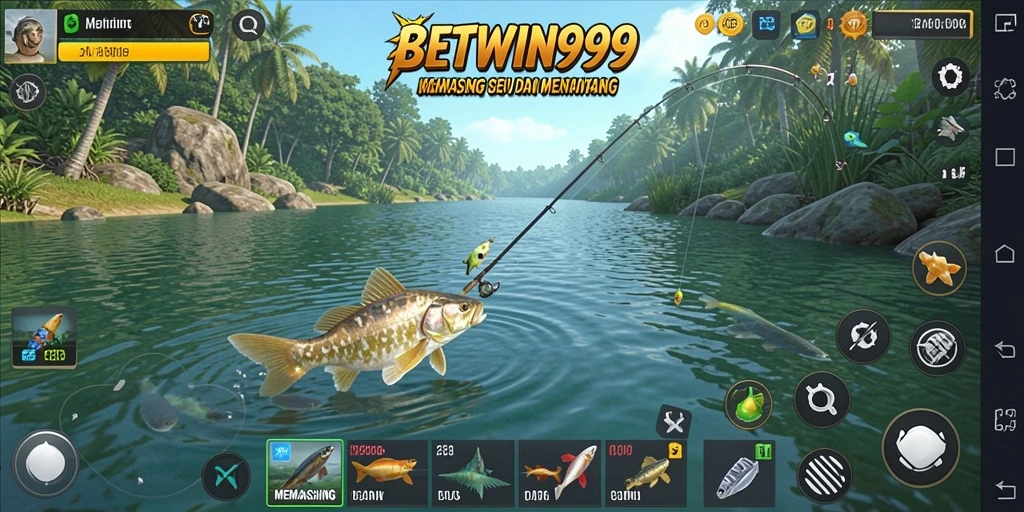 Tampilan antarmuka BETWIN999 yang menarik dan fungsional untuk memancing.